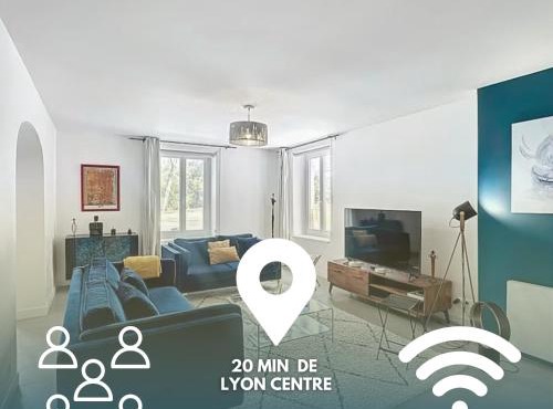 Le Collonges - Spacieux Pied à Terre proche Lyon