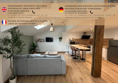 LE CONFORTABLE Sarrebourg Wifi Parking 4 personnes Proche Gare