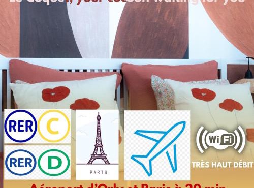 Le coquet à 20min de Paris et de l'aéroport d'Orly