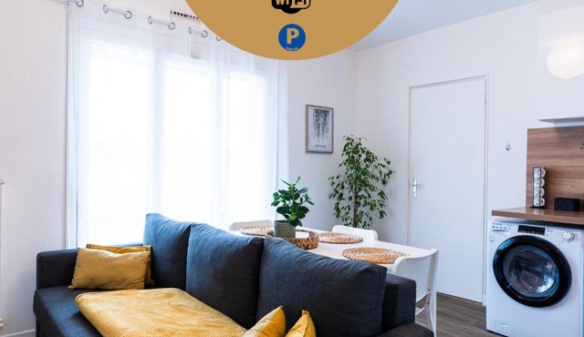 Le coquet - Balcon - Proche gare - Parking