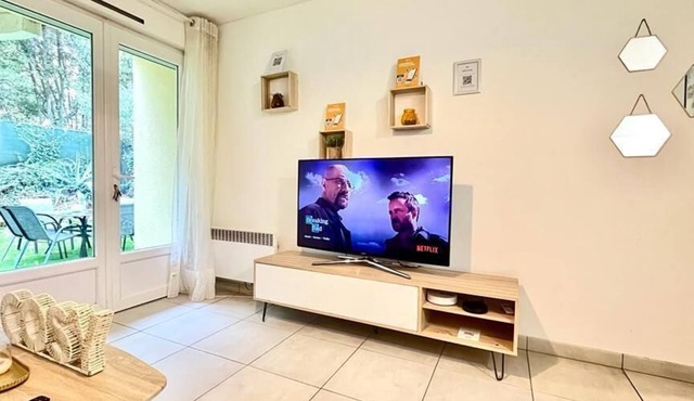 Le Cosy Clim Jardin Parking Privé Tram 20min Plage