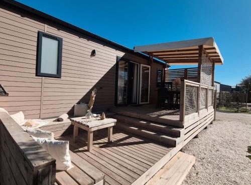 Le Cosy Mobil Home à 150m de la Plage Camping 5 etoiles Les Dunes Parc Aquatique