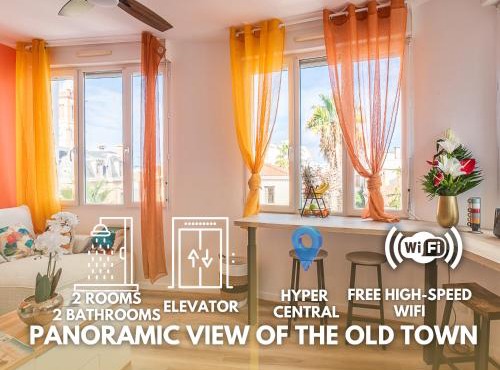 Le Cosy Perpignan Centre, 2 rooms, 2 bathrooms, free WIFI, free parking, lift, central, renovated, spacious