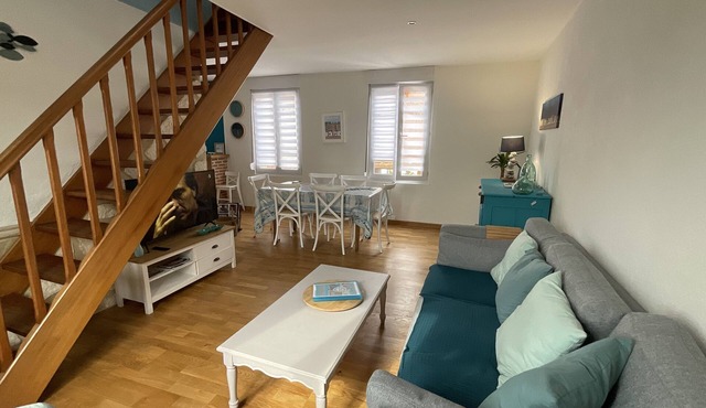 Le Cottage de la Plage house 400 m from the sea with garage and sunny courtyard