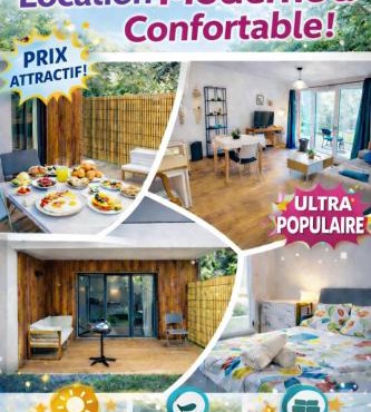 Le Cottage Jardin élégant & cosy, plage pour 6 personnes, animaux admis Biscarrosse