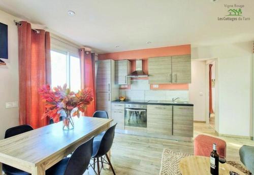 Le Cottage Nature Vigne Rouge Clim Gaillac entre Albi-Toulouse & Les Cottages du Tarn