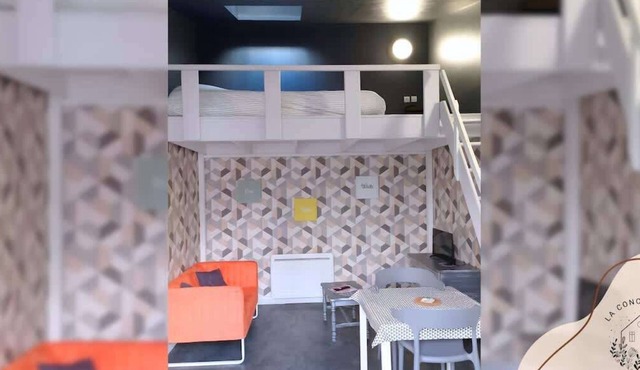 Le Custom N°1, Bollaert, Fac, 2pers, parking