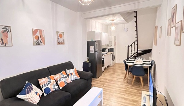 Le Duplex 68m2 apartment close to shops, town center and beach