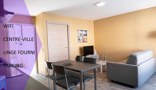 Le Fabre 2 - Agréable T2 - proche hypercentre et hôpital - Wifi - Parking