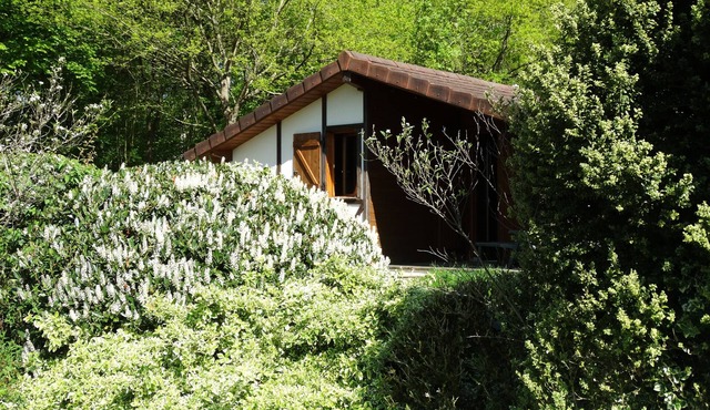 LE FAY: Chalet (Colvert) on the edge of a pond surrounded by nature