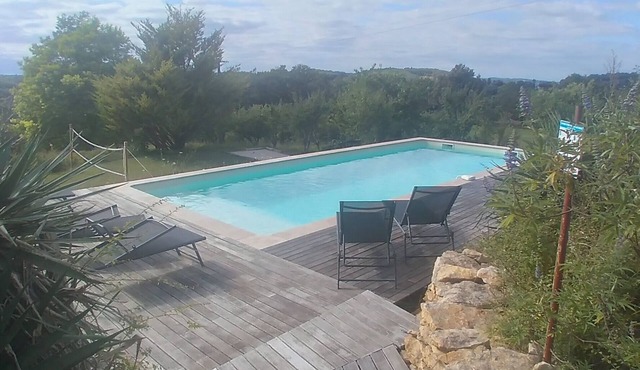 Le Four à pain, golden triangle Dordogne valley, views garden park swimming pool