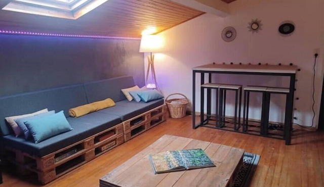 Le gîte des grandes vignes sleeps 12.