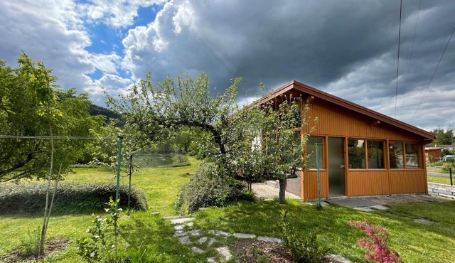 Le gîte et l'étang de pêche