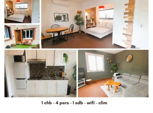 Le gite des Marchis 4 pers cour