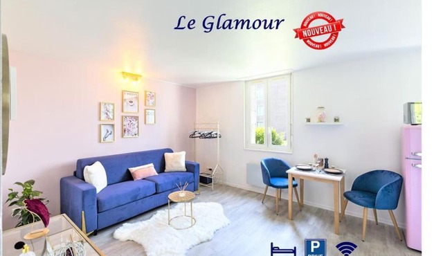 LE GLAMOUR *STUDIO *PARKING PRIVE* *WIFI*CALME*