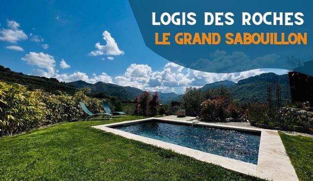 ⭐ Le Grand Sabouillon ⭐ Loft-style villa ⭐ private pool ⭐ Mont Ventoux view ⭐