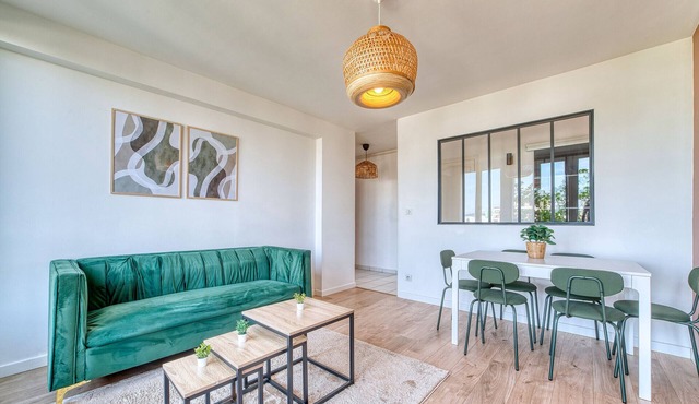 Le Grand Voyageur - 3 chambres - Parking privé - Métro