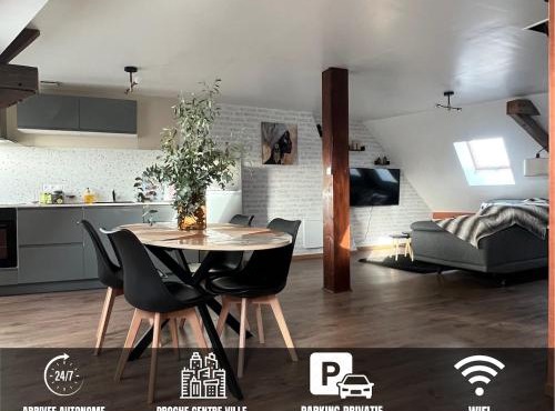 Le Grenier Chic - T3 duplex - Parking privatif