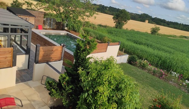 Le Hameau de L'artiste - Le Refuge, 14 Guests, Heated Pool, Expandable to 22 with Le Havre