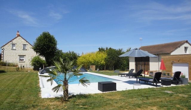 Le Hameau du Peu - Gavroche Cottage with Shared Pool