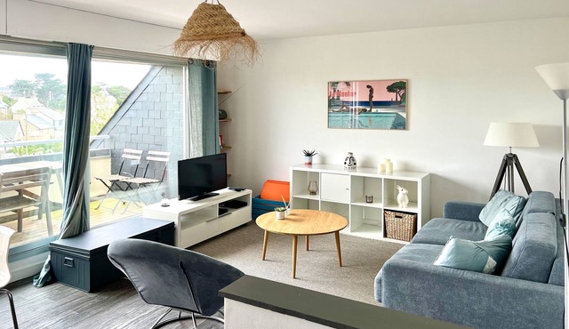 LE HYGGE - Bel apt avec terrasse, 150 m de la plage