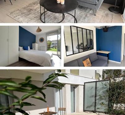 Le Jardin de l'Arena - T3 Design - jardin privé - Garage sur demande - Proche Eurexpo, Groupama Stadium, LDLC Arena