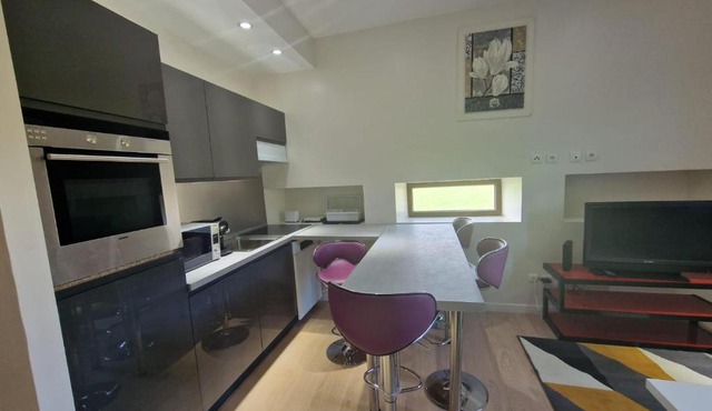 Le Keyla -10mn Genève-4 Pers-Cosy-Parking privé