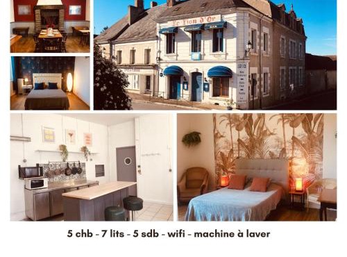 Le Lion d'Or 5 chb 14 pers wifi