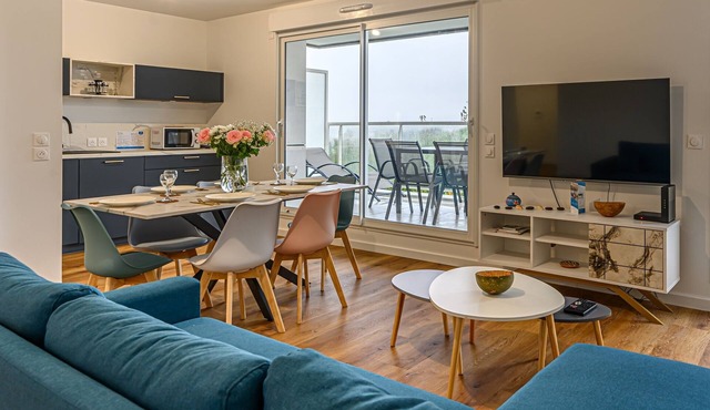 Le Loarwenn - Bel appt avec terrasse et parking