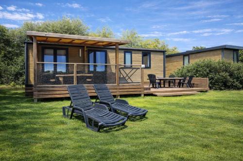 Le Lounge Mobil Home à 200 m de la plage, Parc aquatique Camping 5 étoiles Les Dunes