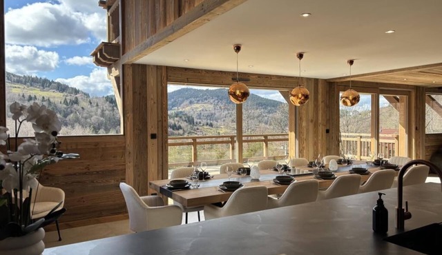 Le loup des Hautes Vosges - Large luxury chalet - SPA - Sauna - Hammam - 270m2