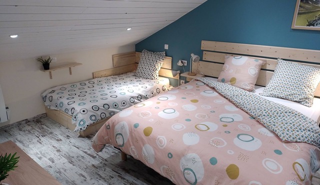 Le Lupicin. Very comfortable T3 for 7 people