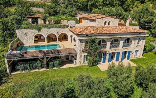 Le Mas d'Azur - Villa d'exception avec vue panoramique sur la Baie des Anges
