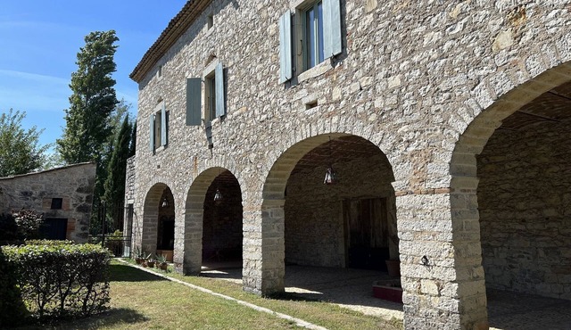 Le Mas de Jalès: A blend of traditional stonework and contemporary art