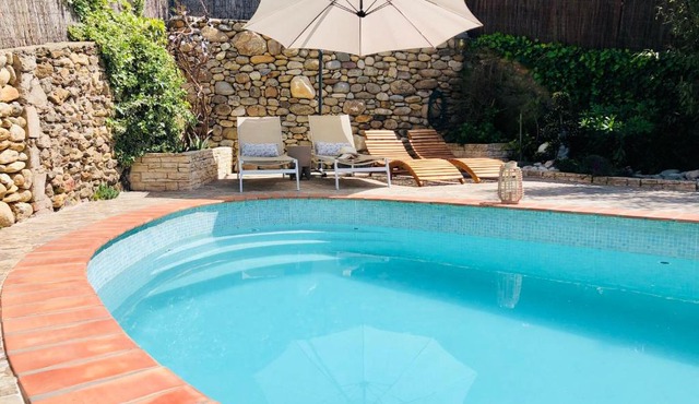 Le Mas des Alberes Piscine privative proche mer et Collioure, climatisation, parking ,WiFi