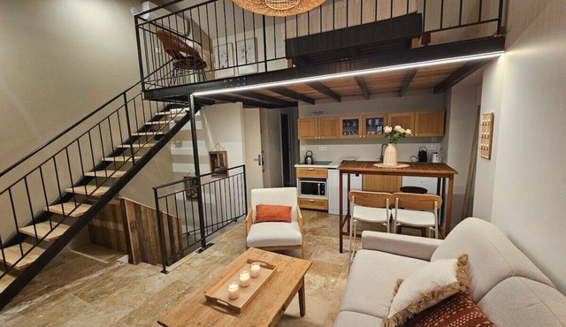 Le Mas-Loft-Private Bathroom-Apartment-Garden view