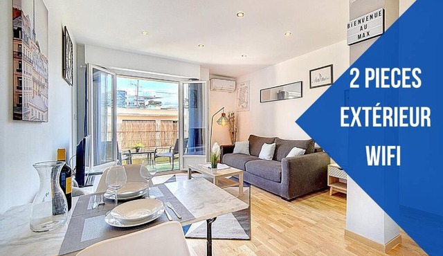 Le Max - 600m des plages - extérieur - Verrière Côte d'Azur