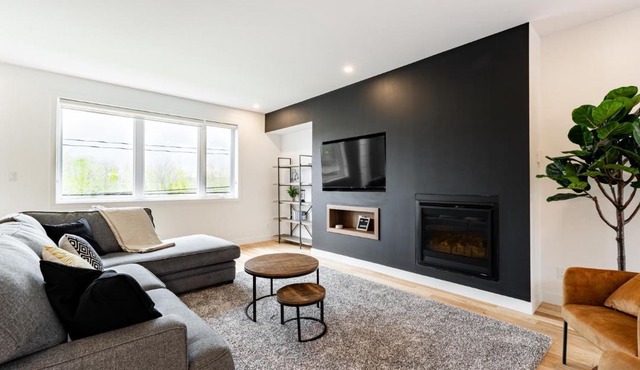 Le Memph Hirondelle spacious comfortable condo cottage eco responsible 3 bedrooms - hot tub & pool Memphrémagog Lake