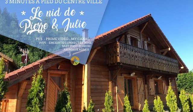 ⁂ LE NID DE PIERRE & JULIE [CLEDICIHOME] 2 pas du centre ville/SPA & TERASSE AMENAGEE ⁂