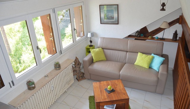 Le Nid du Lac, Appartement au Bord du lac Avec vue lac et Plage Privée