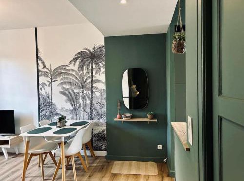 Le Nid Vert, T2 cocooning à Rennes, proche gare