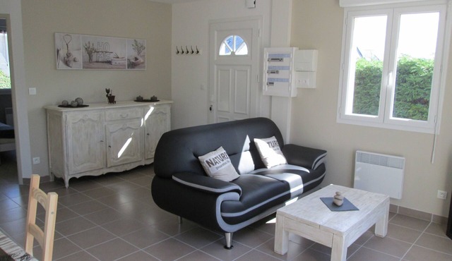 "Le P'tit Galet" new house for 2/4 people, on one level, 450m from the sea, Wifi