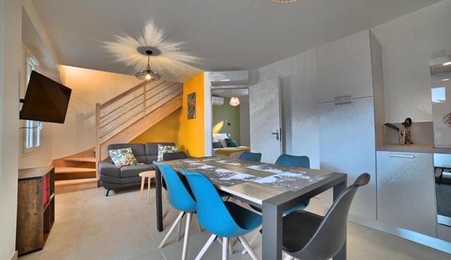 LE PACHA Maison avec piscine/parking/wifi/plages 5kms