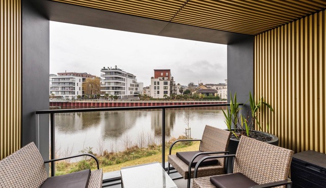 Le Panoramique - Appartement de standing 2 chambres vue Vilaine avec parking
