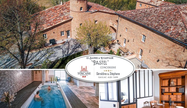 Le Pastel - Swim spa - Hamman - Sauna - 2 people