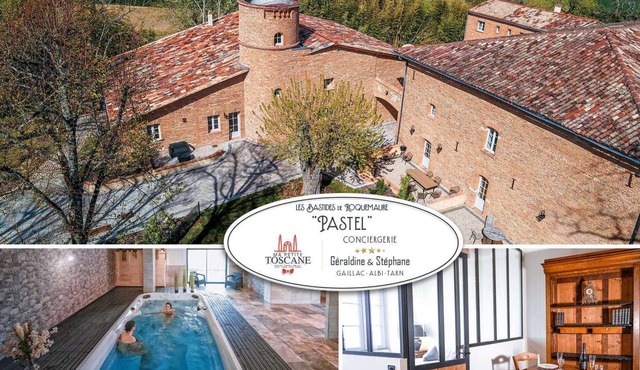 Le Pastel - Swim Spa - Hamman - Sauna - 2 people