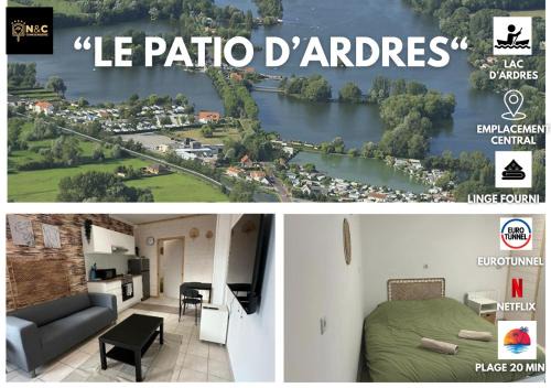 Le Patio d'Ardres - Lac, gare & extérieur privatif