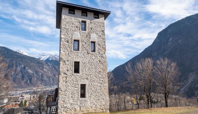 Le Perchoir, at the top of the Tour de la Fournache. A breathtaking view!