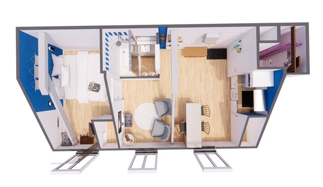 Le Perchoir, with parking, opposite the thermal baths