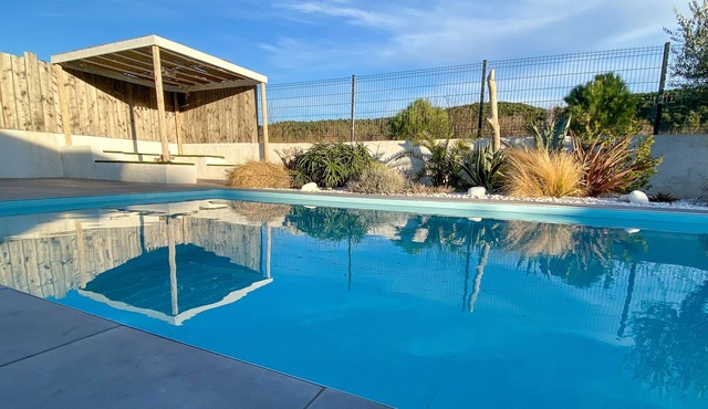 LE Point BE - Villa Avec Piscine Chauffée Pour 6 Personnes